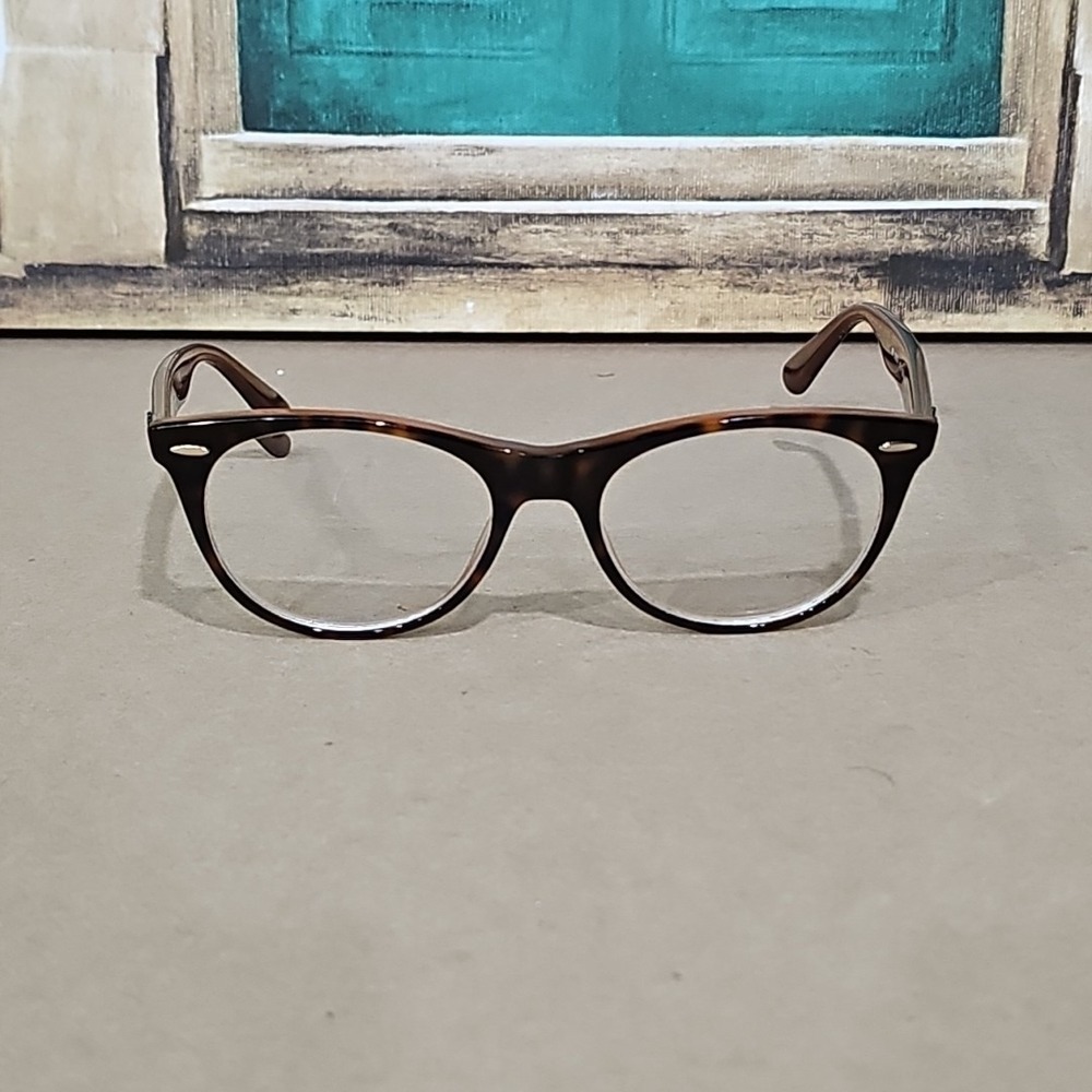 Ray Ban RB 2185-V 5713 Round Havana Brown Eyeglasses‎ Frame Only 52-18-145
